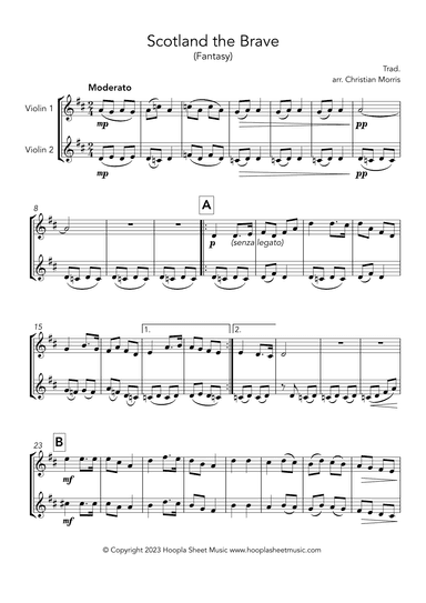 Scotland the Brave (arr. Christian Morris)