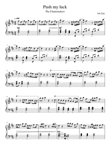 Push My Luck (arr. Jan Zajc)