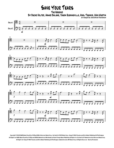 Save Your Tears (arr. Jonathan Flaksman)