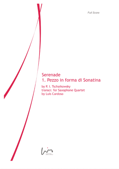 Serenade - 1. Pezzo in forma di sonatina (for Saxophone Quartet SATB) (arr. Luis Cardoso)