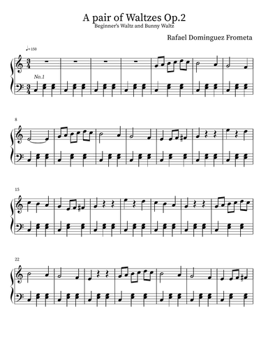 A pair of Waltzes Op.2