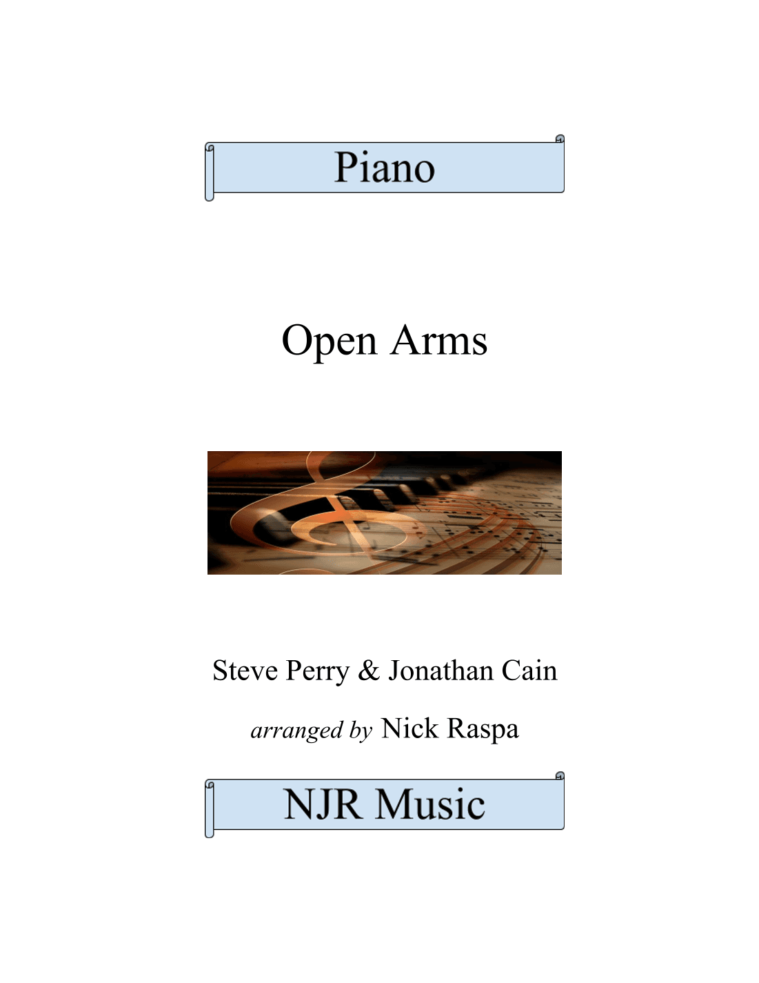 Open Arms (arr. Nick Raspa)