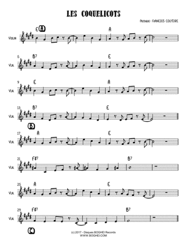 LES COQUELICOTS