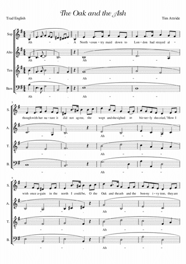 The Oak and the Ash (arr. Tim Attride)
