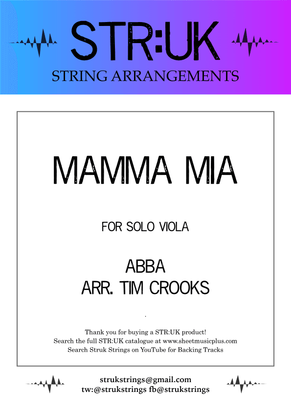 Mamma Mia (arr. Tim Crooks)