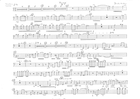 Arnage for trombone and band (parts)