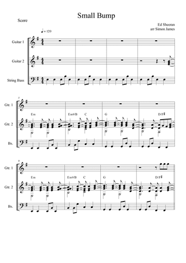 Small Bump (arr. Simon James)