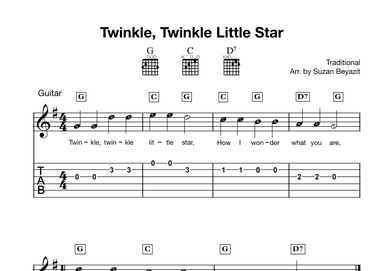 Twinkle, Twinkle Little Star (arr. Suzan Beyazit)