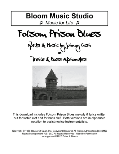 Folsom Prison Blues (arr. Edna J. Bloom)