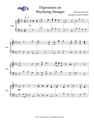 Digressions on Wayfaring Stranger (arr. Sandy McIntire)