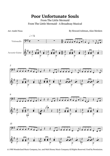 Poor Unfortunate Souls (arr. André Nusa)