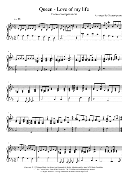 Love Of My Life (arr. Jake Cheong)