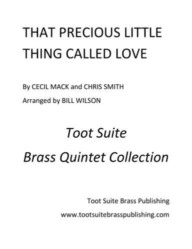 That Precious Little Thing Called Love (arr. Bill Wilson)