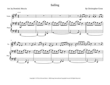 Sailing (arr. Dominic Meccia)