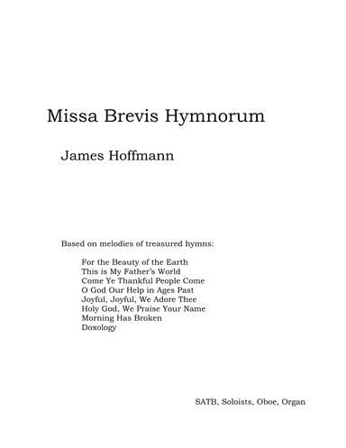 Missa Brevis Hymnorum