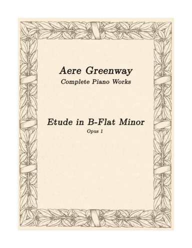 Etude In B-Flat Minor
