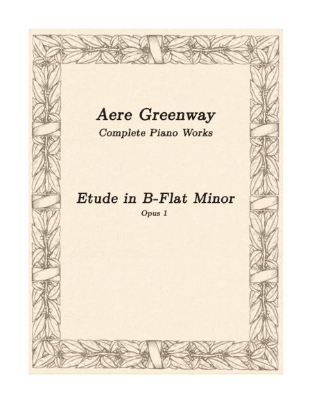 Etude In B-Flat Minor