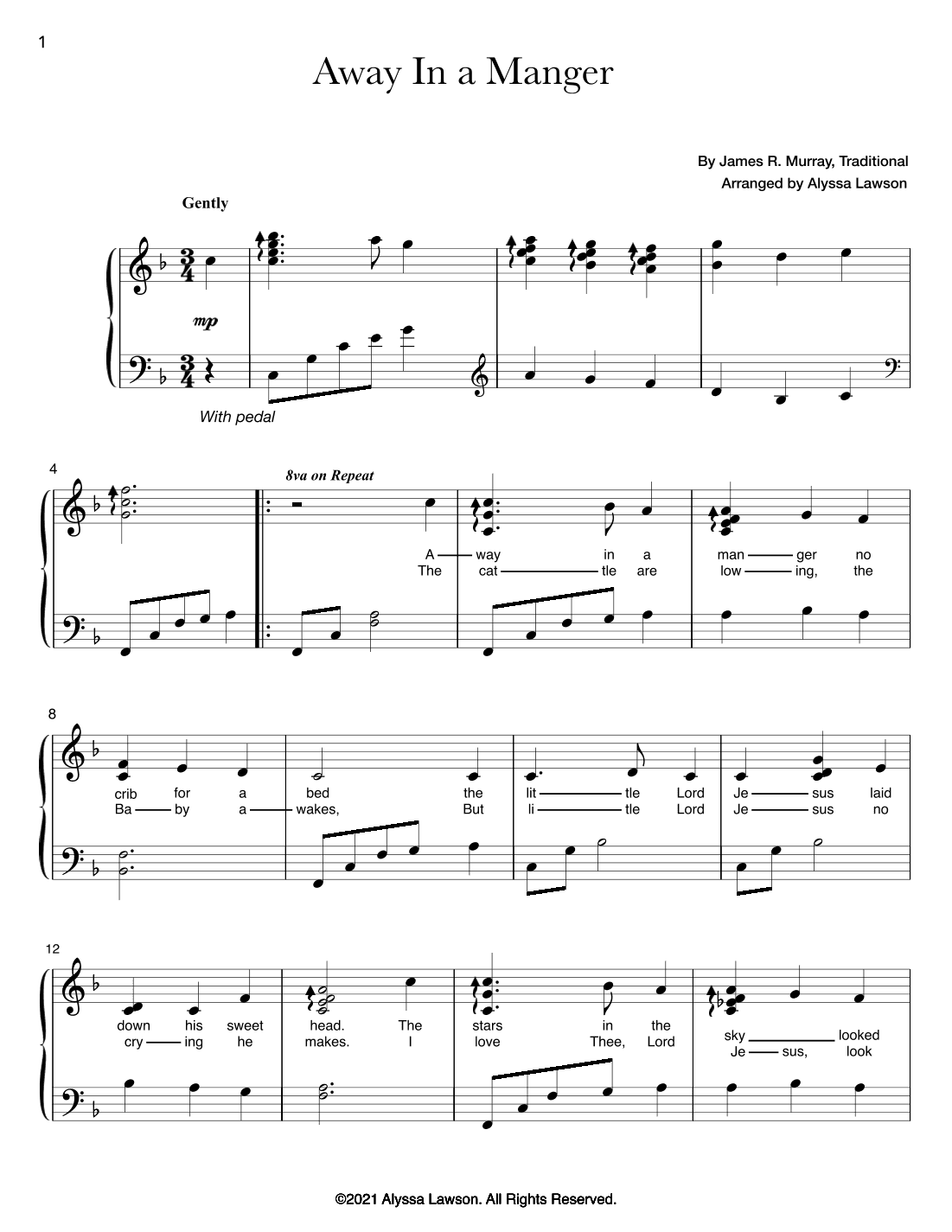 Away in a Manger (arr. Alyssa Lawson)