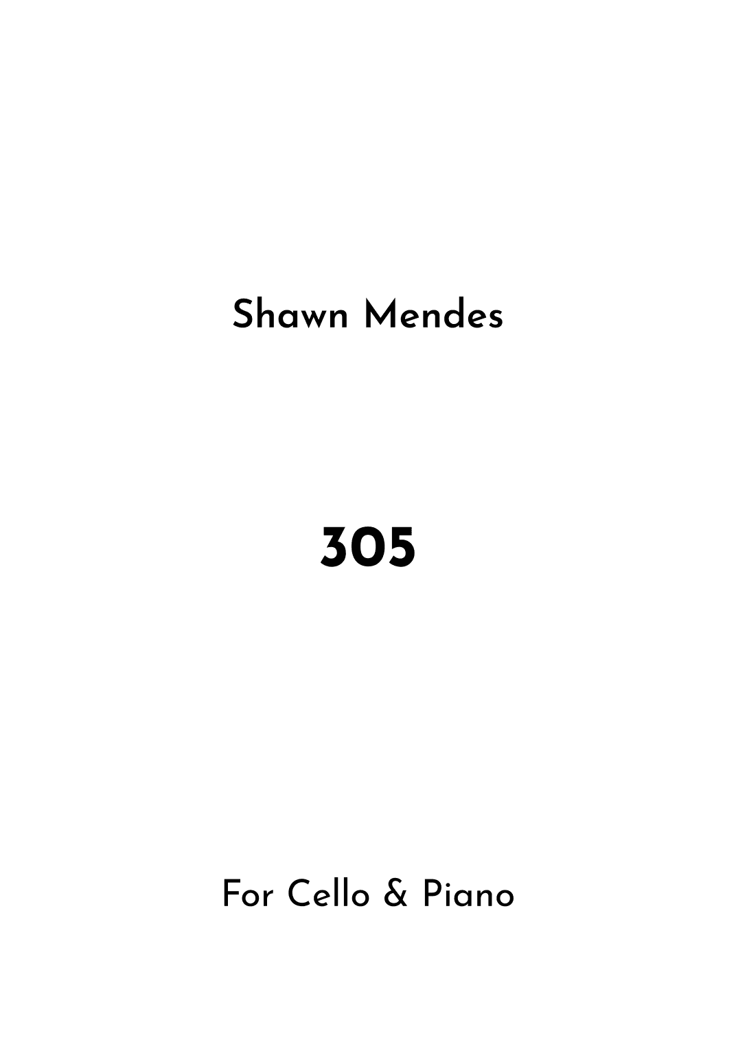 305 (arr. Jireh J.)