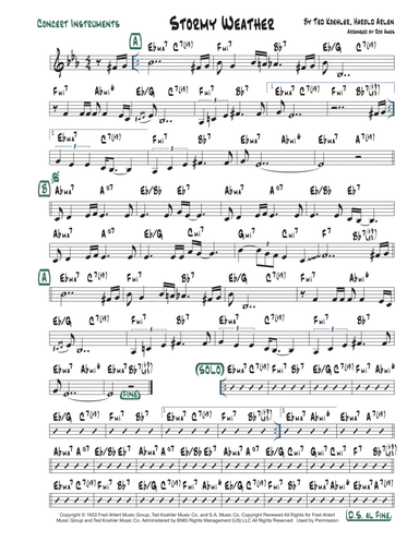 Stormy Weather (keeps Rainin' All The Time) (arr. Rob Ames)