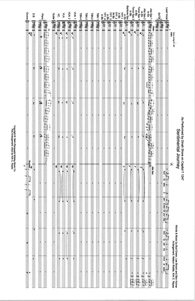 Sentimental Journey (arr. Kirk Reyes)