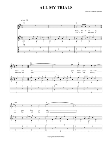 All My Trials (arr. Mark Phillips)