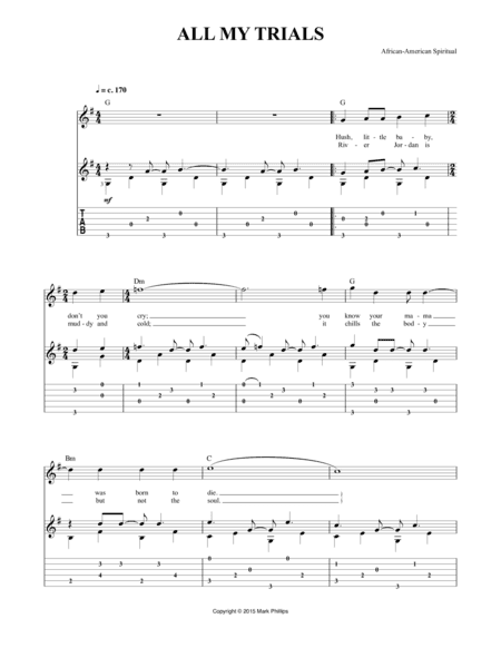 All My Trials (arr. Mark Phillips)