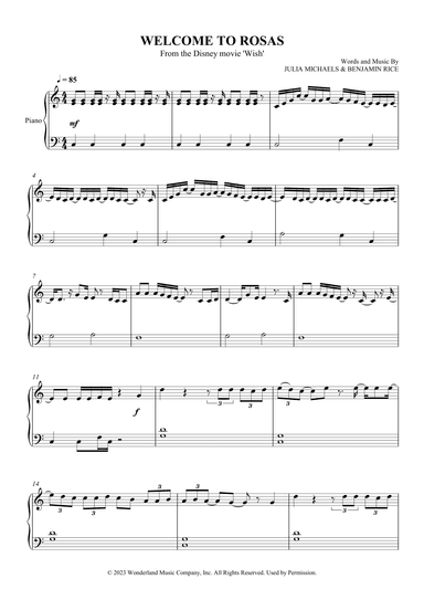 Welcome To Rosas (arr. SCMusic)