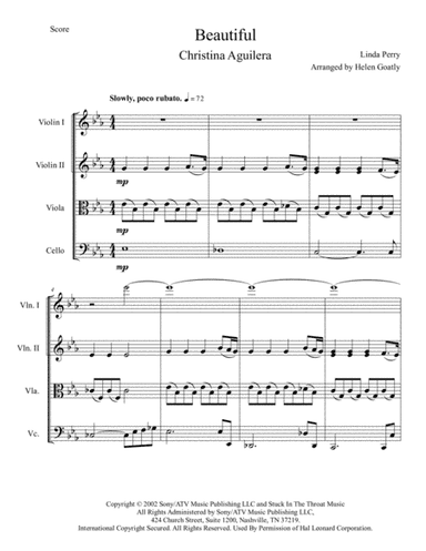 Beautiful (arr. Helen Goatly)