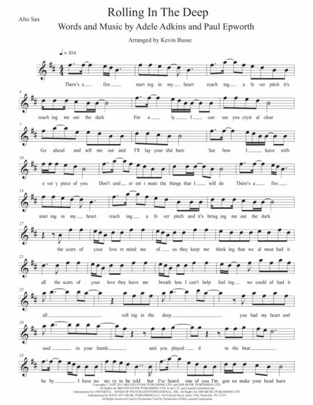 Rolling In The Deep (arr. Kevin Busse)