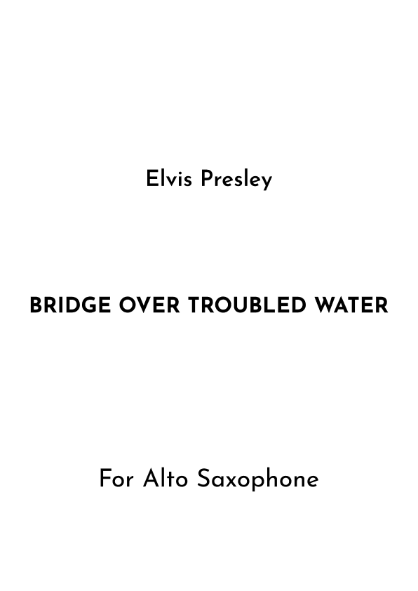 Bridge Over Troubled Water (arr. Jireh J.)