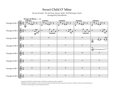 Sweet Child O' Mine (arr. Jim Johnson)