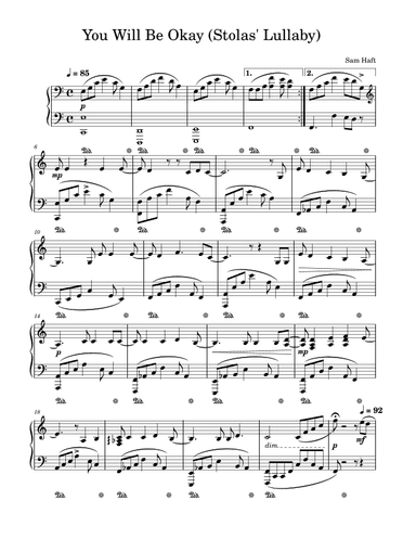 You Will Be Okay Stolas Lullaby (arr. Kingviper)
