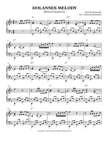 Dolannes Melodie (arr. Christian Bennedsen)