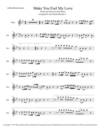Make You Feel My Love (arr. Jose Daniel Morales A.)