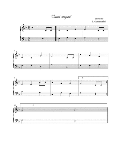 Best wishes (arr. Ester Alessandrini)