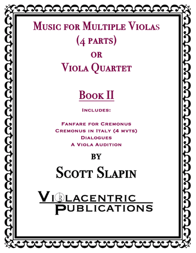 Music for Multiple Violas or Viola Quartet: Book 2