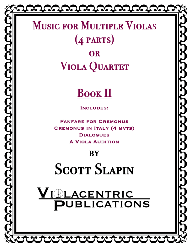 Music for Multiple Violas or Viola Quartet: Book 2