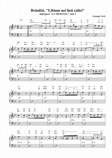 Libiam nei lieti calici (arr. Luca Aletta)