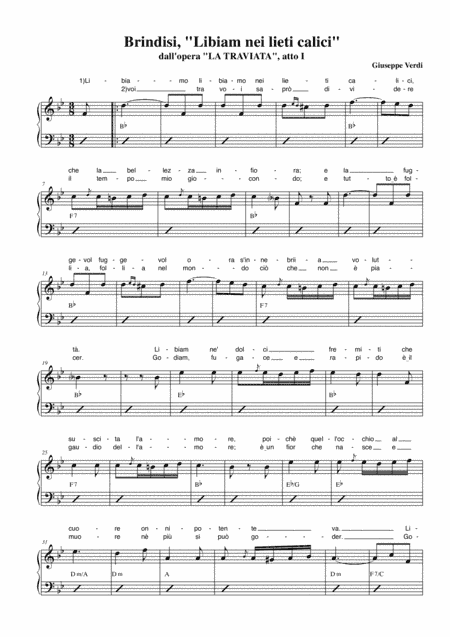 Libiam nei lieti calici (arr. Luca Aletta)