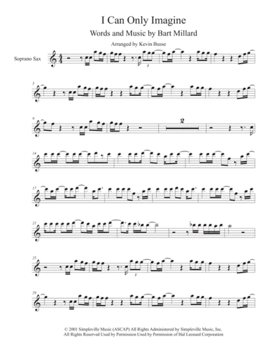 I Can Only Imagine (arr. Kevin Busse)