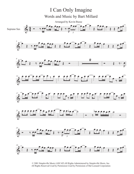 I Can Only Imagine (arr. Kevin Busse)