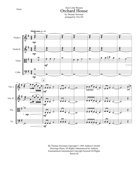 Orchard House (arr. Tim Olt)