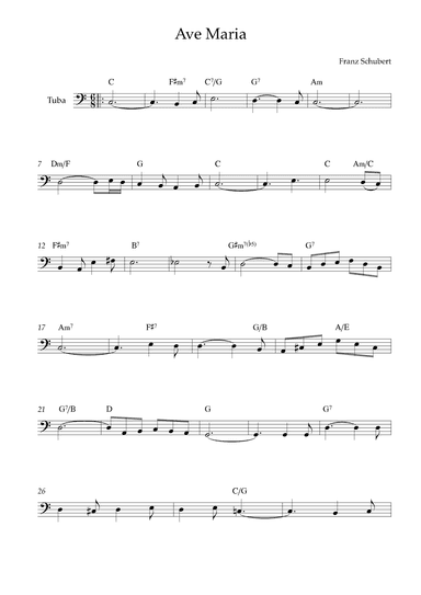 Ave Maria (arr. Karen Gueiros)