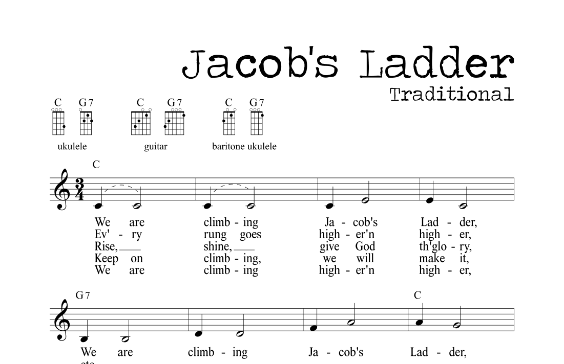 Jacob's Ladder (Spiritual) (arr. M. Ryan Taylor)
