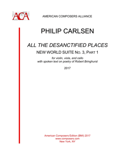 [Carlsen] All The Desanctified Places