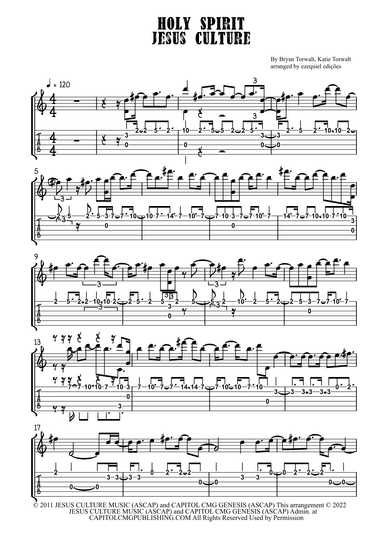 Holy Spirit (arr. BY EZEQUIEL EDIÇÕES)