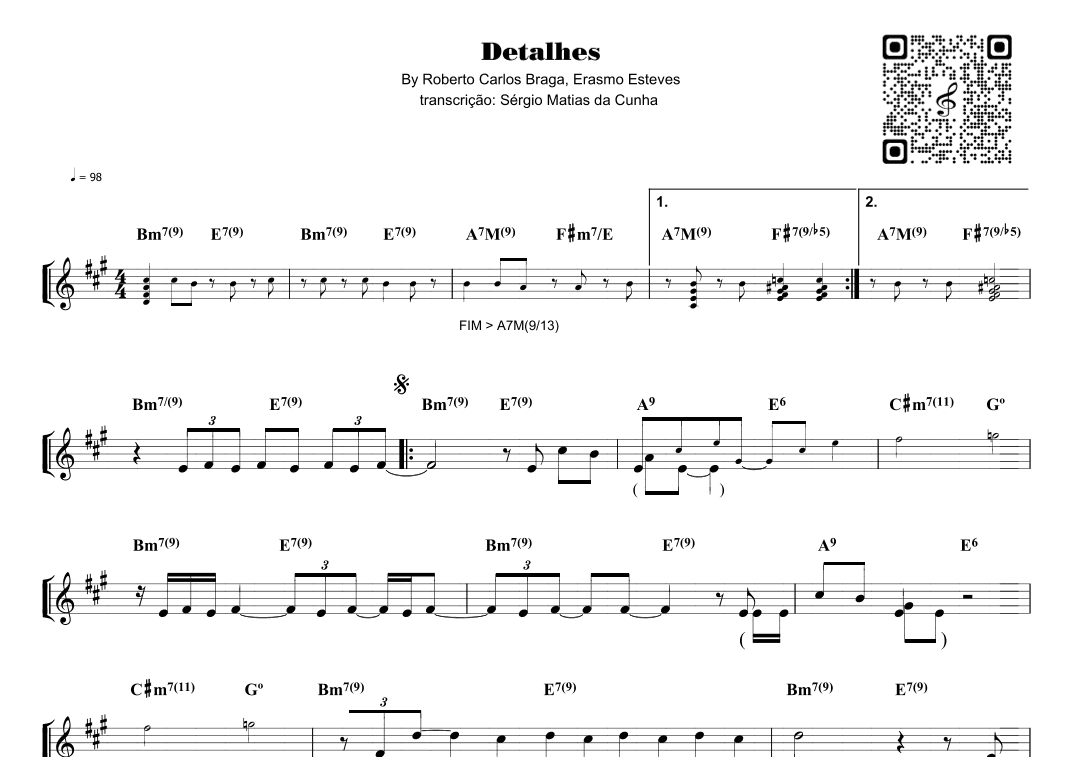 Detalhes (arr. Piano)