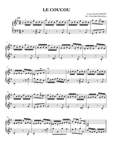 Le coucou (arr. Christian Bennedsen)