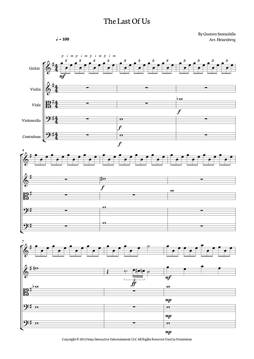 The Last Of Us (arr. Heisenberg)